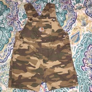Boy camo overalls😍